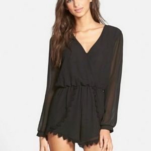 ASTR Black Romper Size Large